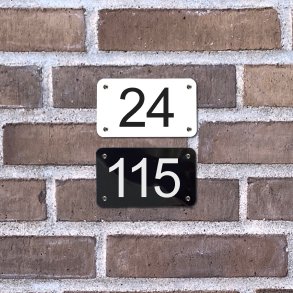 Husnummer skilte 12x7 cm