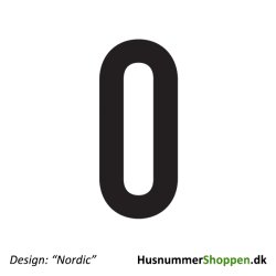Husnummer 'Nordic' - 20 cm