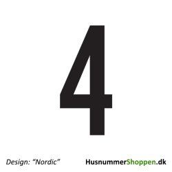 Husnummer 'Nordic' - 20 cm