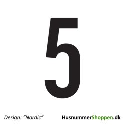 Husnummer 'Nordic' - 20 cm
