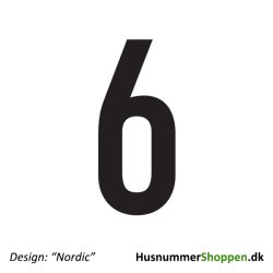 Husnummer 'Nordic' - 20 cm