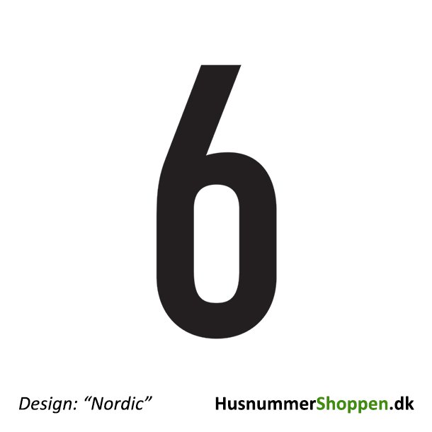 Husnummer 'Nordic' - 20 cm