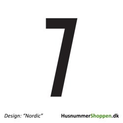 Husnummer 'Nordic' - 20 cm
