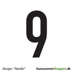Husnummer 'Nordic' - 20 cm
