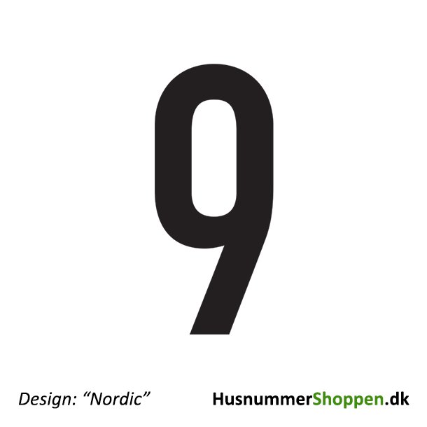 Husnummer 'Nordic' - 20 cm