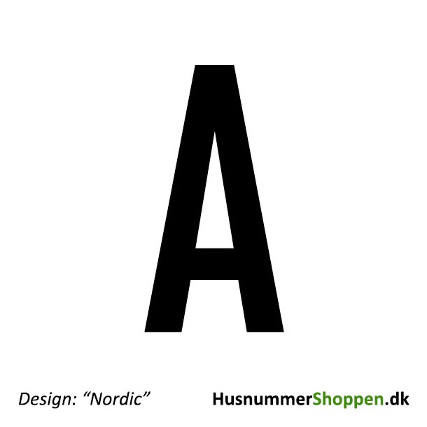 Husnummer 'Nordic' - 20 cm