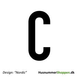 Husnummer 'Nordic' - 20 cm