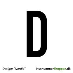 Husnummer 'Nordic' - 20 cm